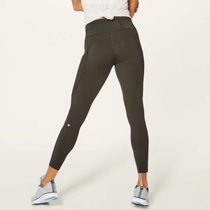 Lululemon Fast and Free Tights Olive